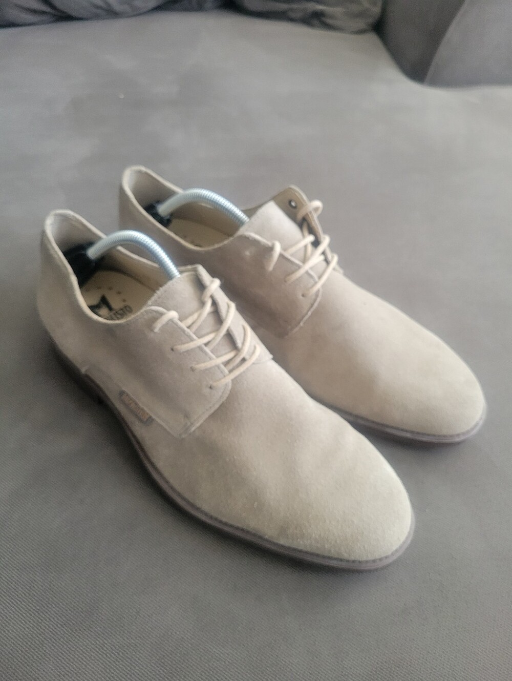 Mephisto Men's Tan Leather Suede Airjet Welt Air Relax Oxfords US 10.5